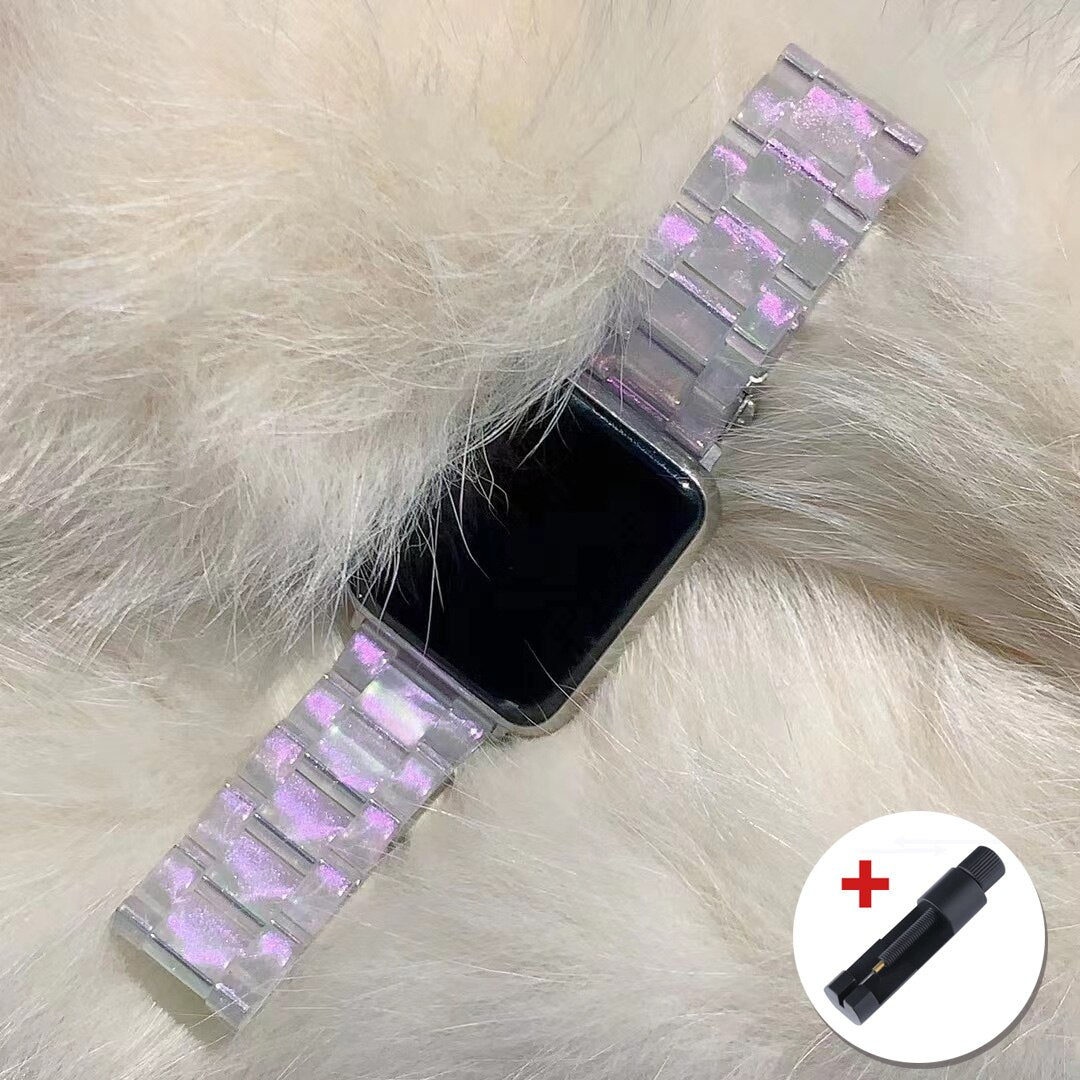 Resin Transparent Band for Apple Watch