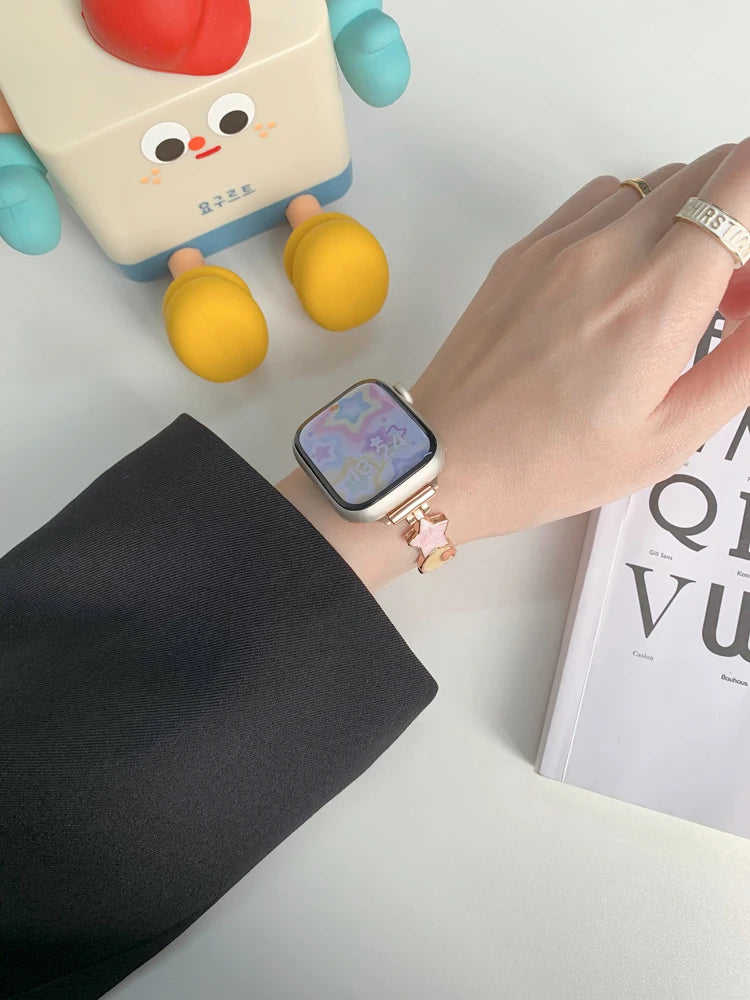 Pearl Apple Watch Band Woman