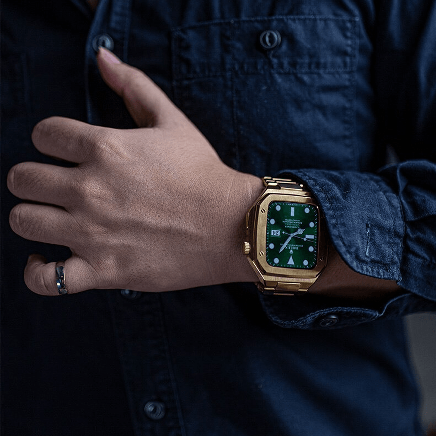Luxury Apple Watch Band+Case - arleathercraft