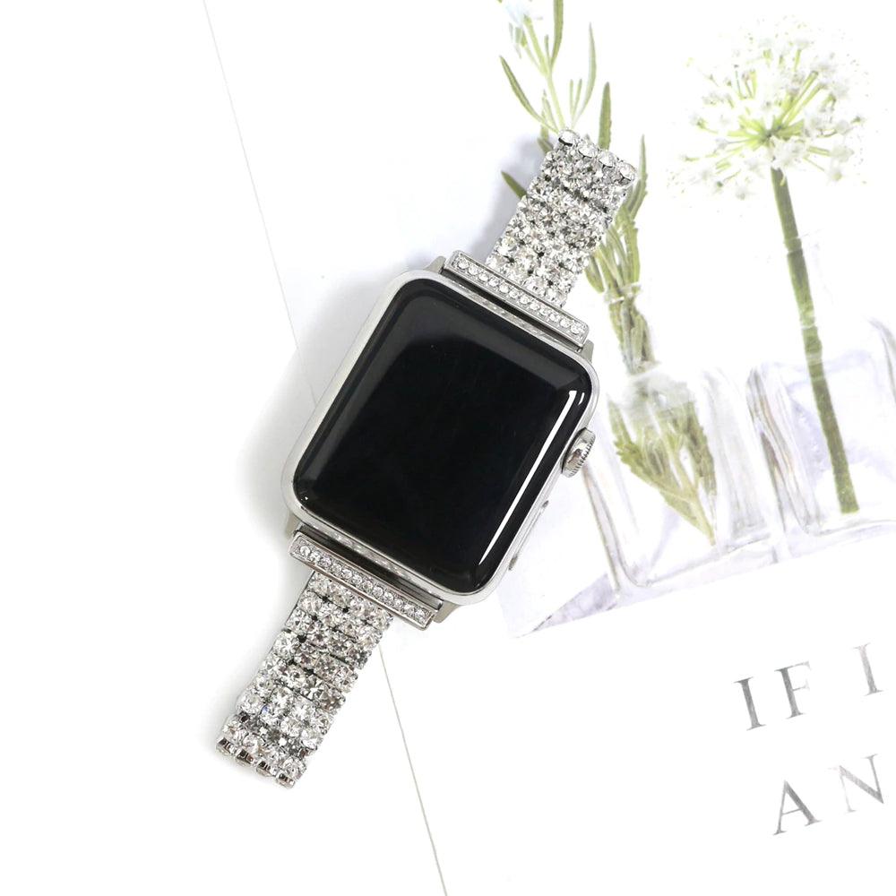 Diamond Apple Watch Band - arleathercraft