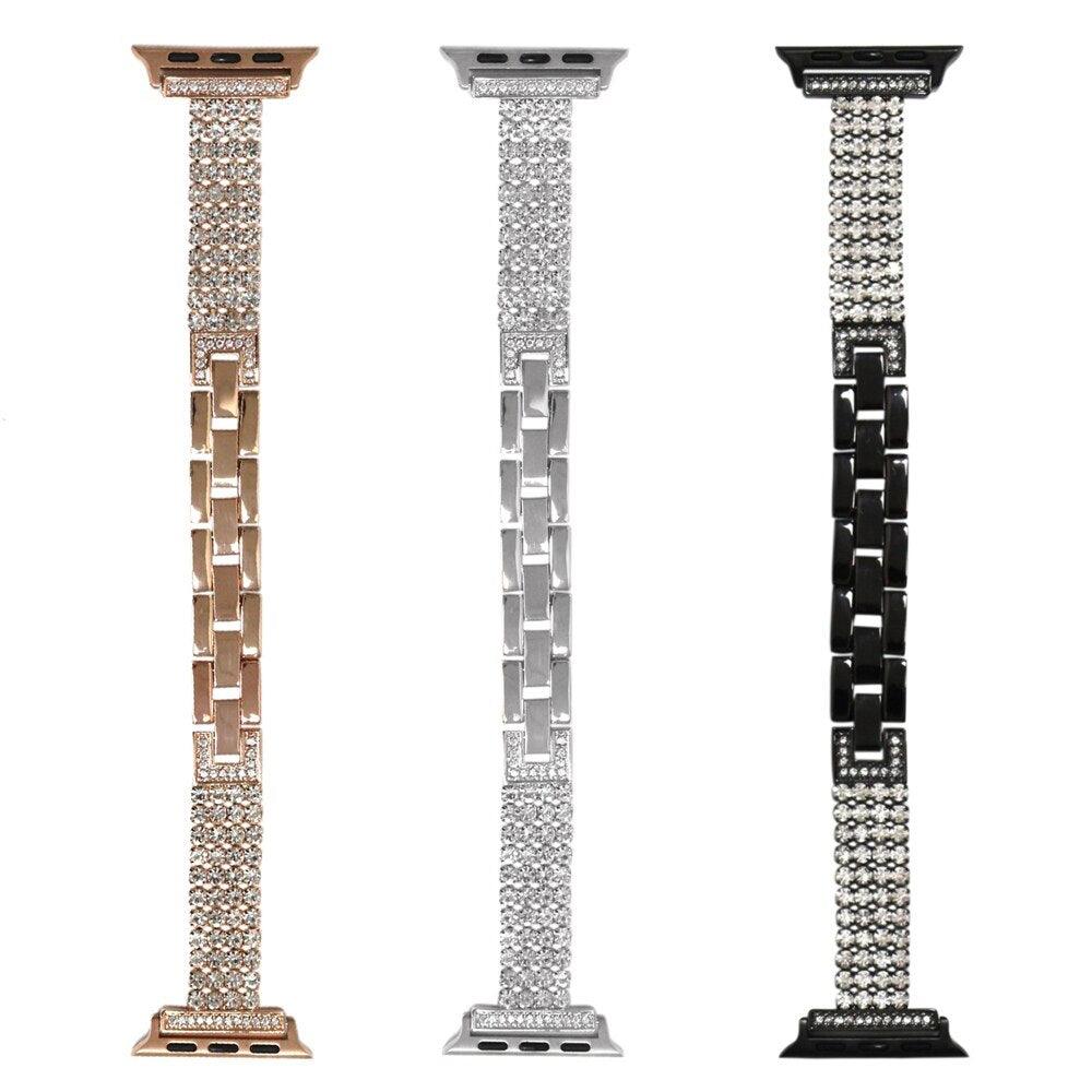 Diamond Apple Watch Band - arleathercraft
