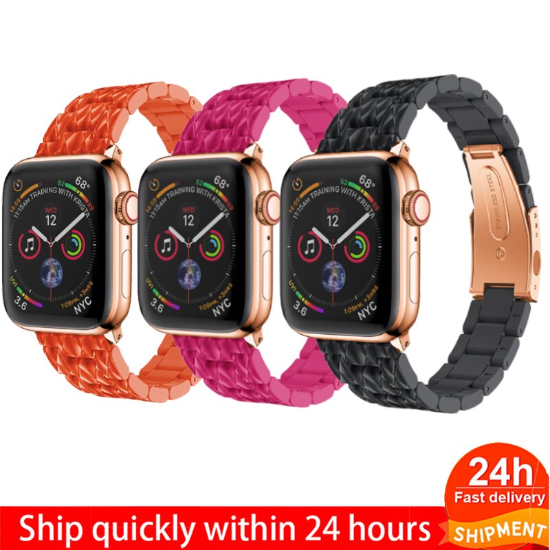 Resin Watchband Strap For Apple Watch Band