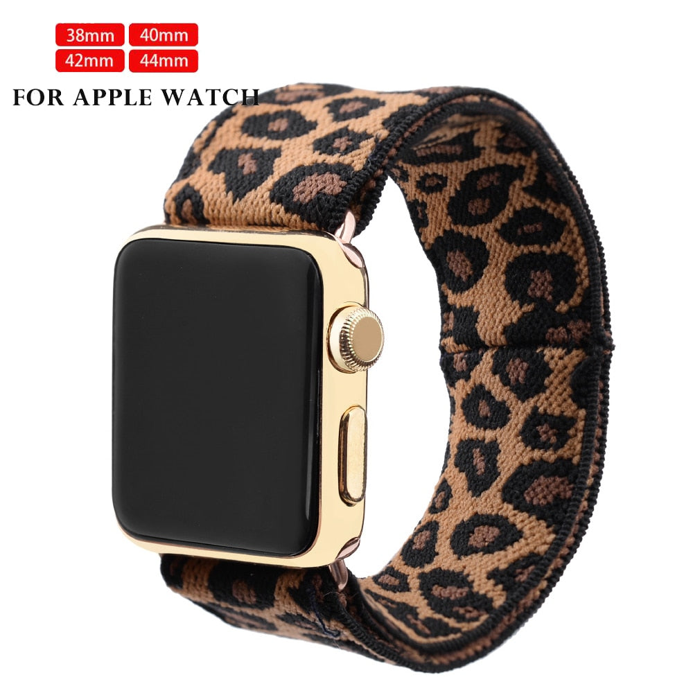 Scrunchie Elastic Apple Watch Strap