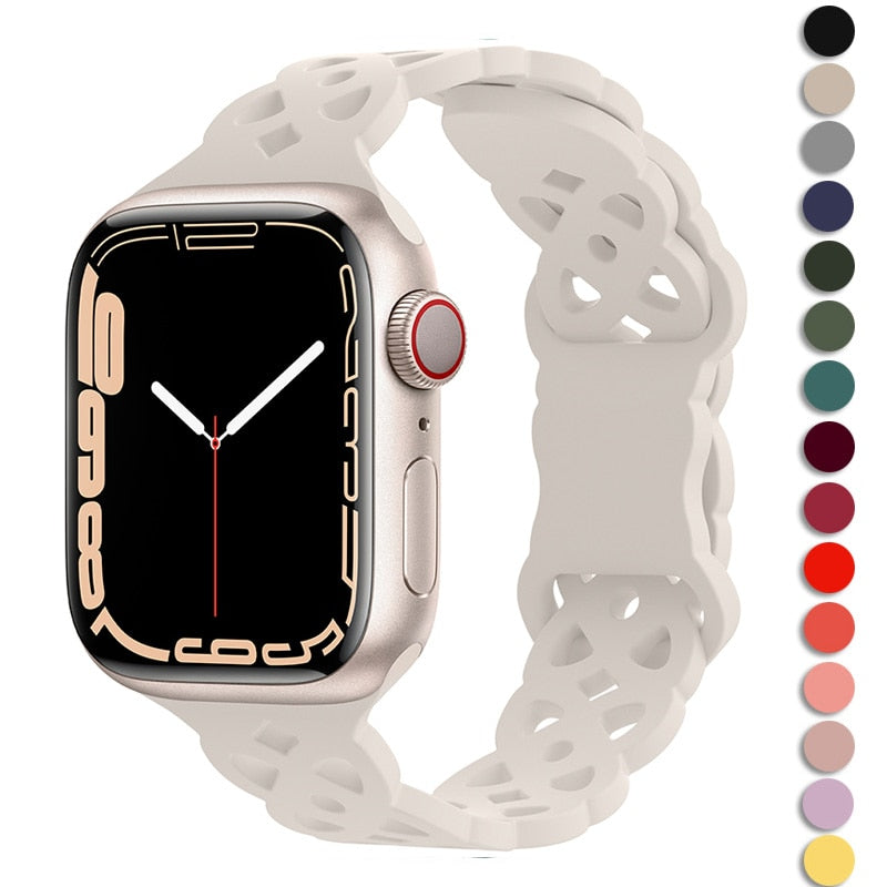 Silicone Strap Apple Watch Band