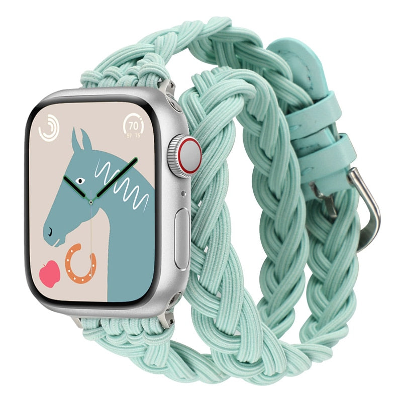 Double Wrap Nylon Apple Watch Strap