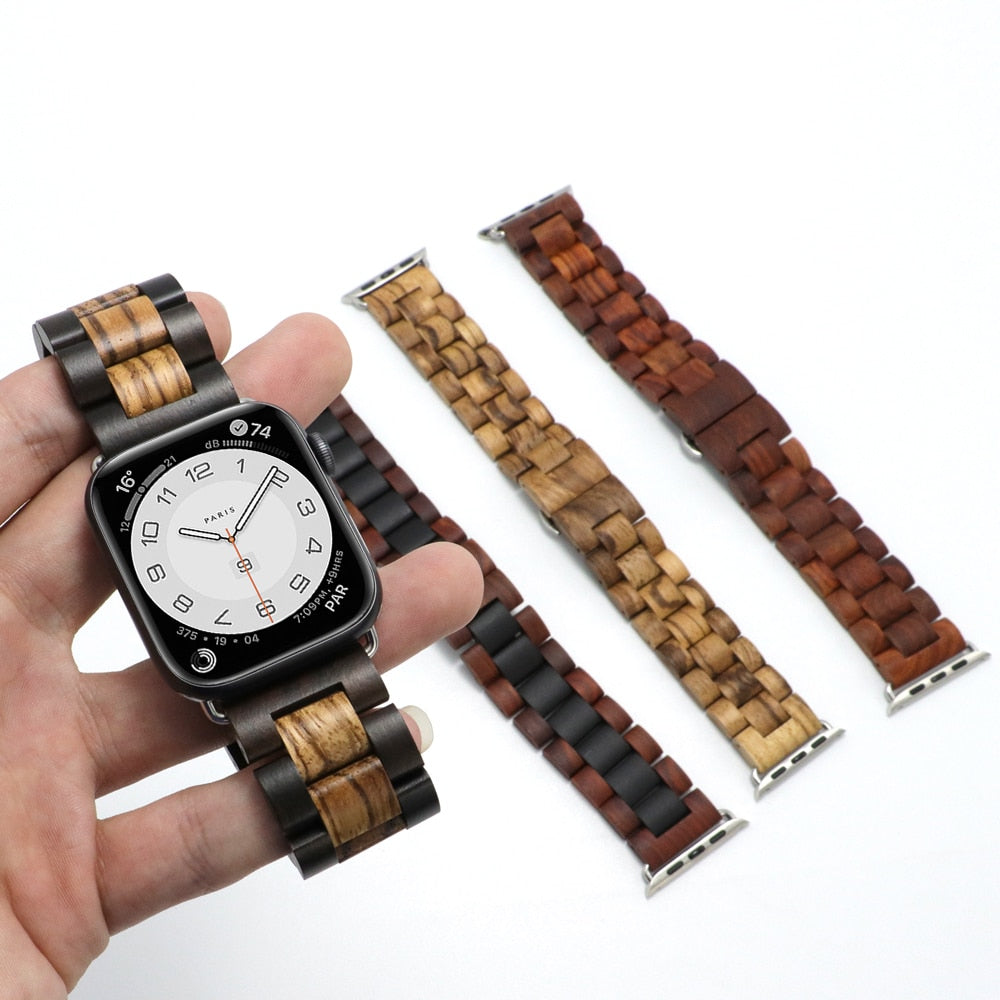 Wooden Band Apple Watch