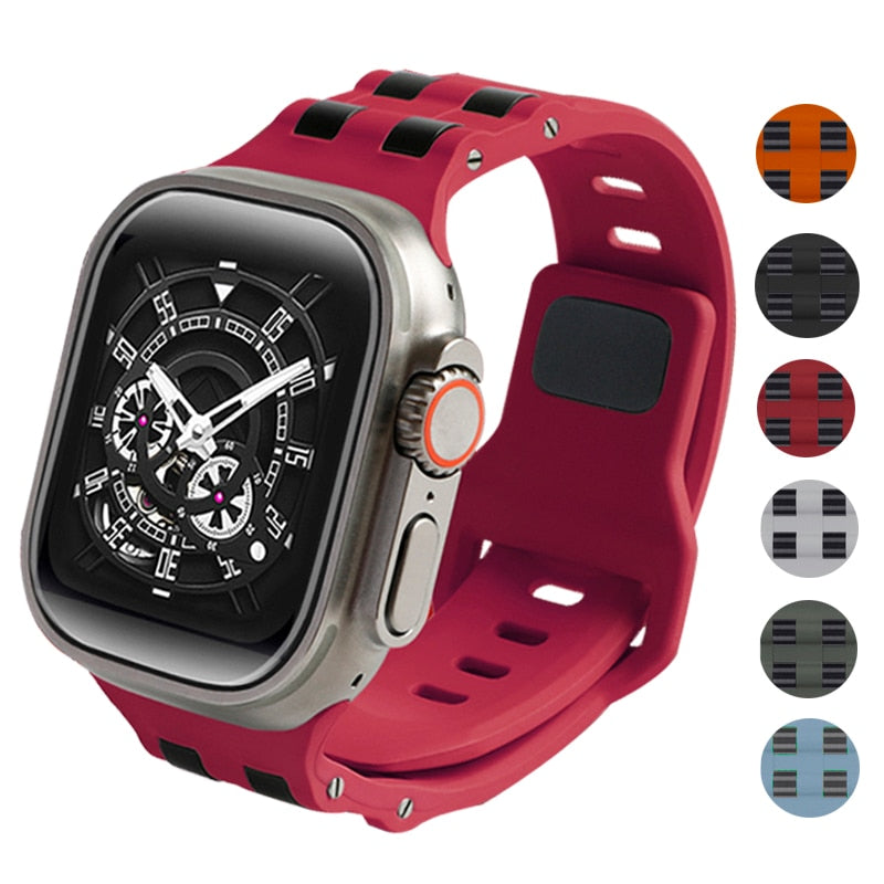 Fluorine Rubber Apple Watch Strap