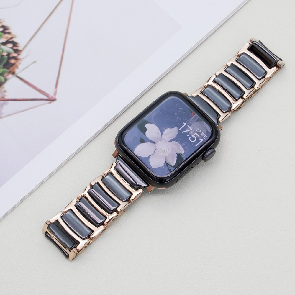 Apple Watch Ceramics+Steel Bracelet/Band