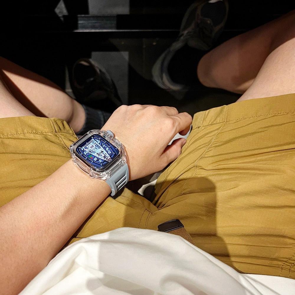 Transparent Apple Watch Mod Kit - arleathercraft