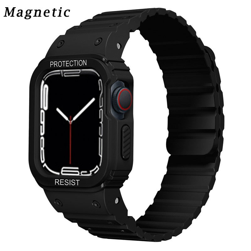 Magnetic Apple Watch Band + Case