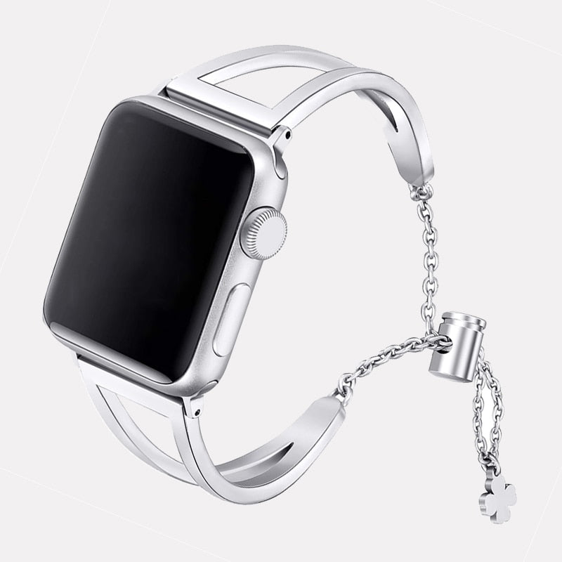 Luxury Diamond Stainless Steel Bracelet/Strap