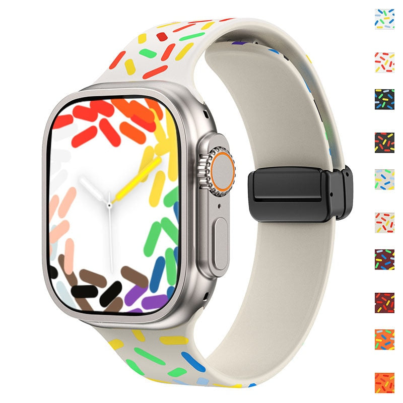 Silicone Apple Watch Bracelet