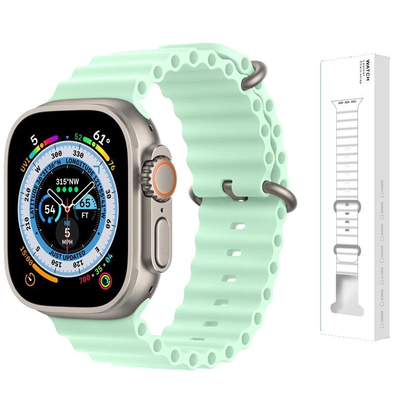 Ocean Apple Watch Band - ARLEATHERCRAFT