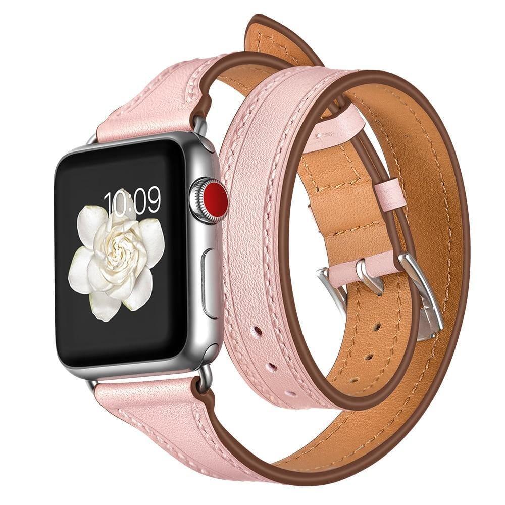 Genuine Leather Apple Watch Band - arleathercraft
