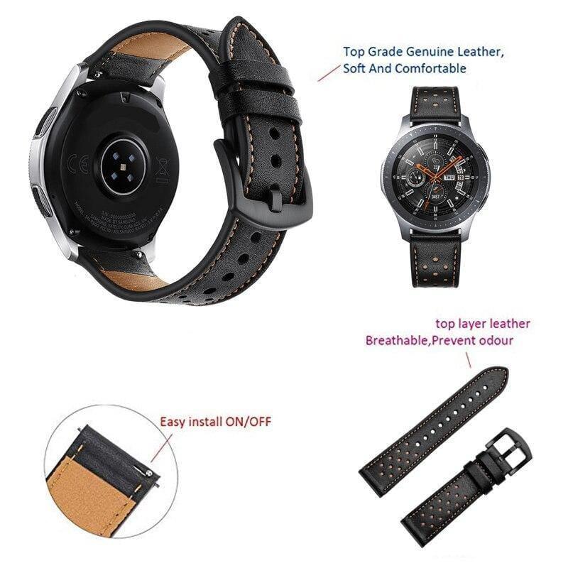 Genuine Leather Apple Watch Band - arleathercraft