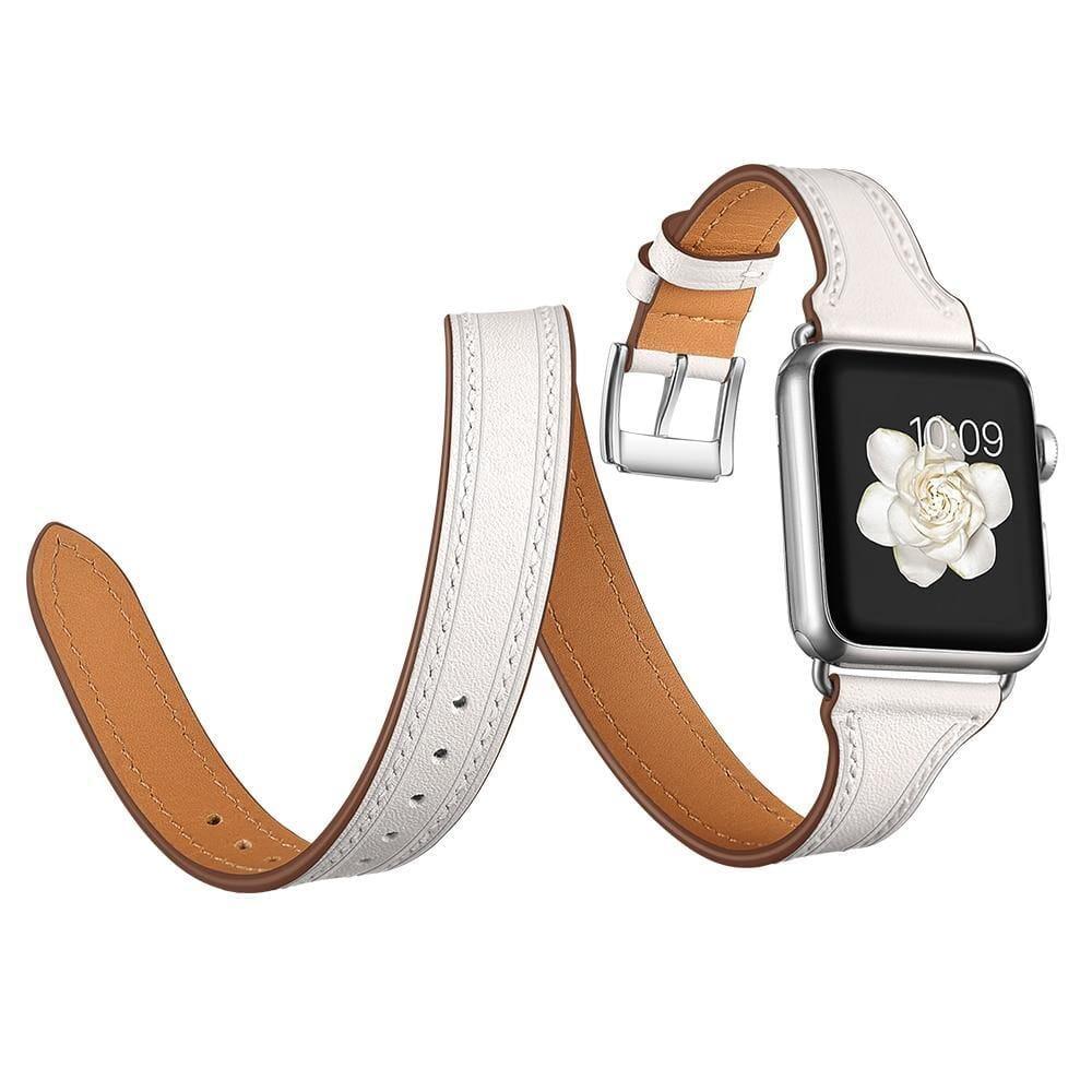 Genuine Leather Apple Watch Band - arleathercraft