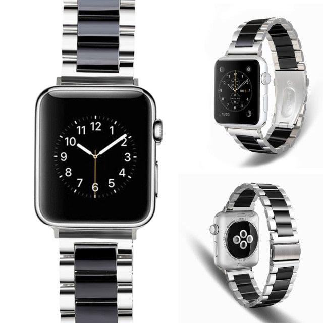 Stainless Steel Ceramic Apple Band - arleathercraft