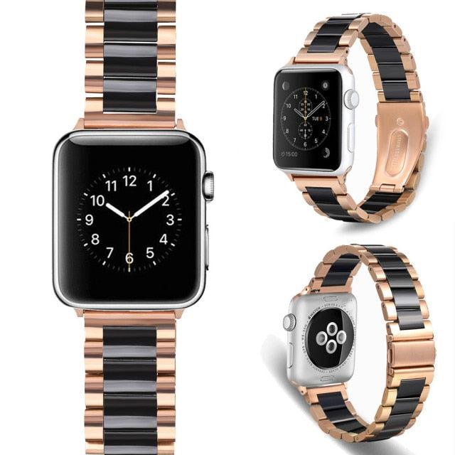 Stainless Steel Ceramic Apple Band - arleathercraft