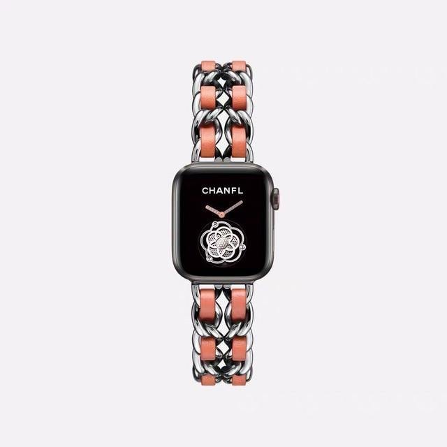 Stainless Steel Apple Watch Strap - arleathercraft