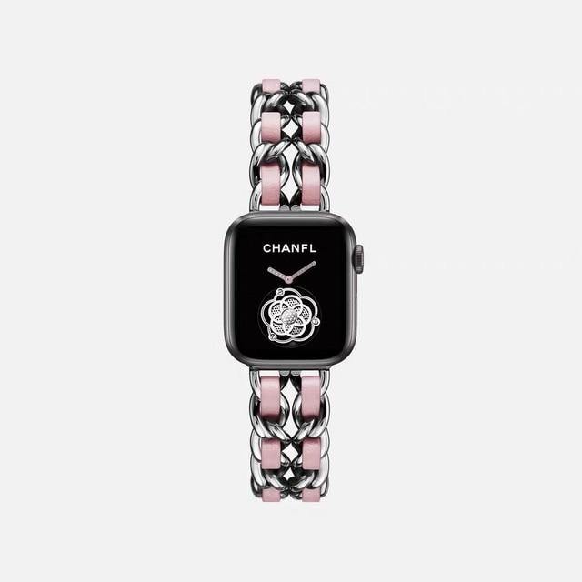 Stainless Steel Apple Watch Strap - arleathercraft