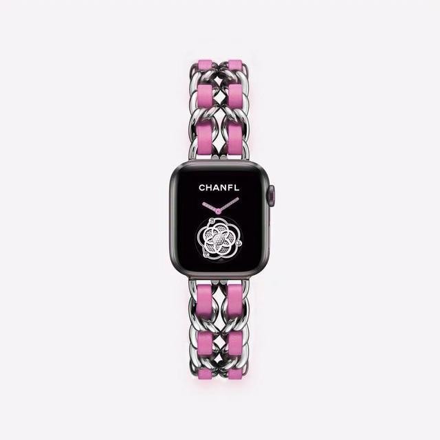 Stainless Steel Apple Watch Strap - arleathercraft