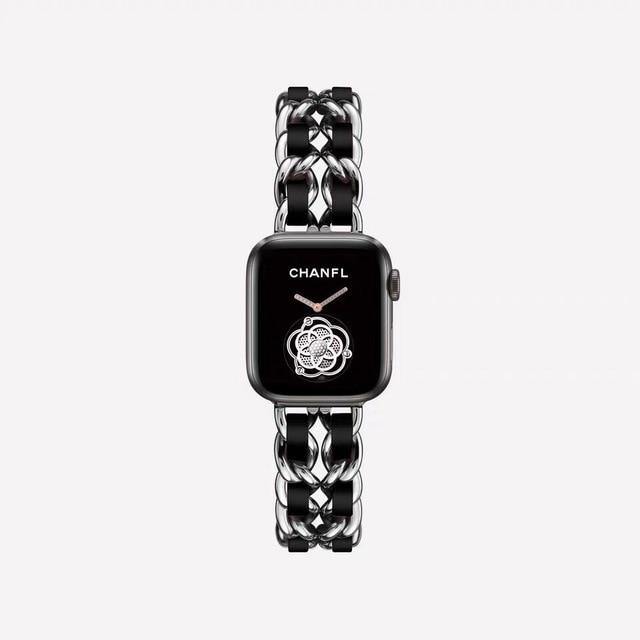 Stainless Steel Apple Watch Strap - arleathercraft