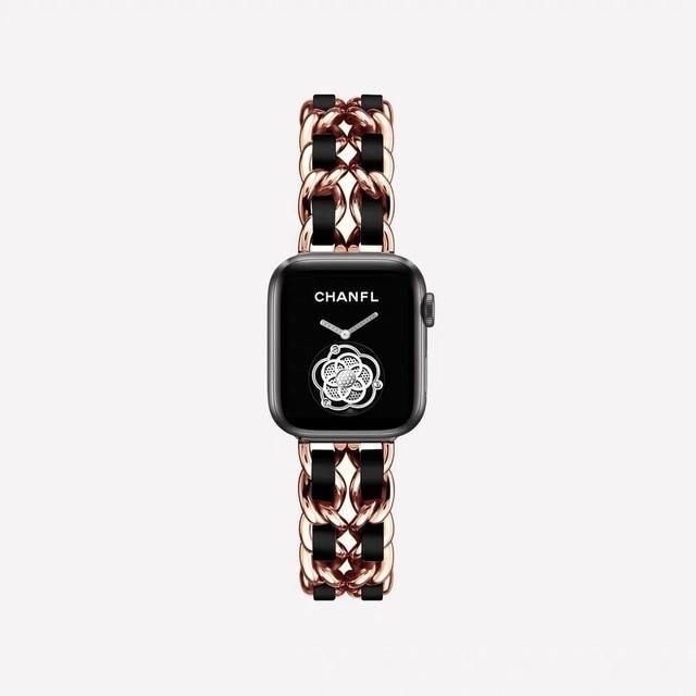 Stainless Steel Apple Watch Strap - arleathercraft