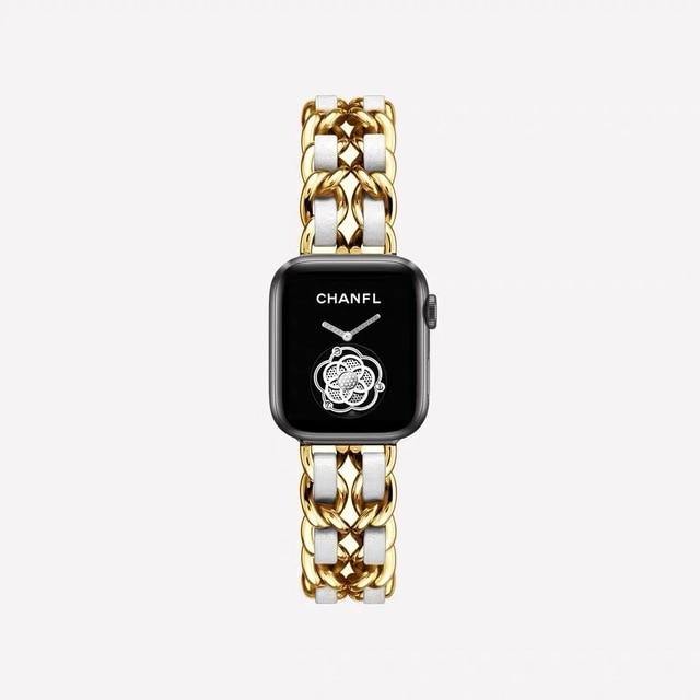 Stainless Steel Apple Watch Strap - arleathercraft