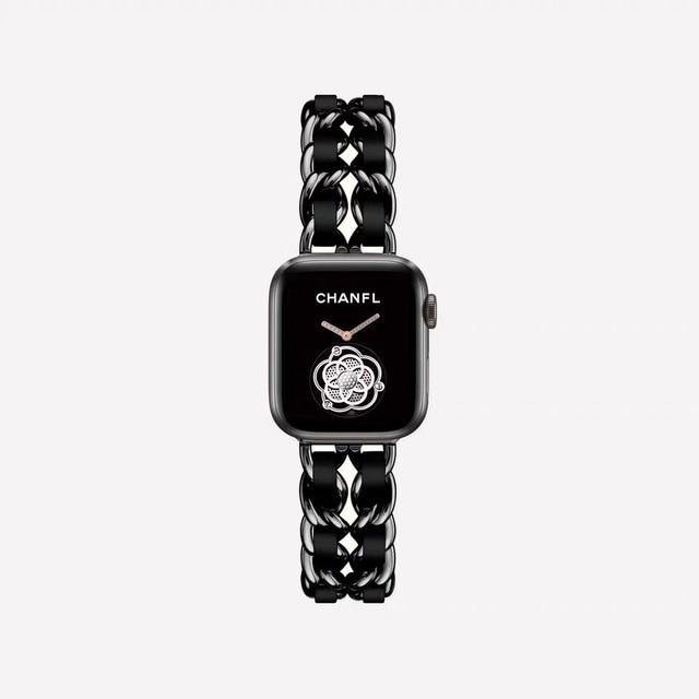 Stainless Steel Apple Watch Strap - arleathercraft
