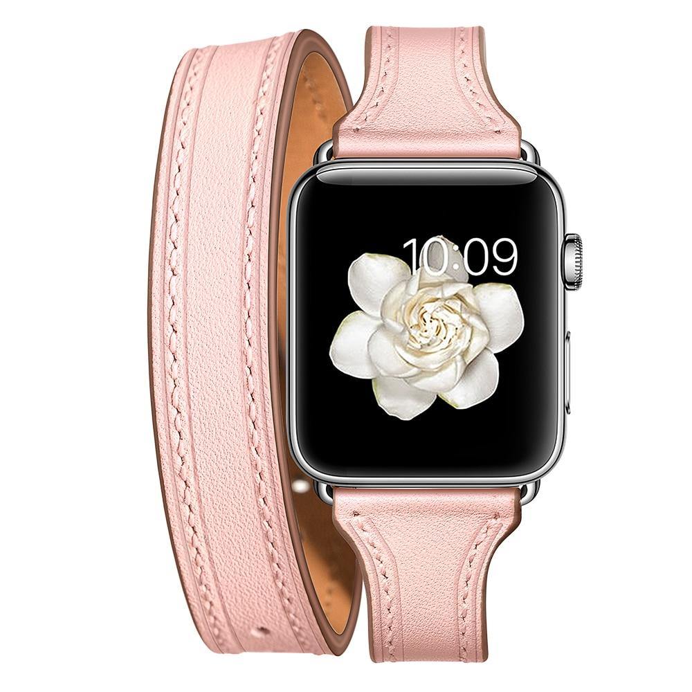 Genuine Leather Apple Watch Band - arleathercraft