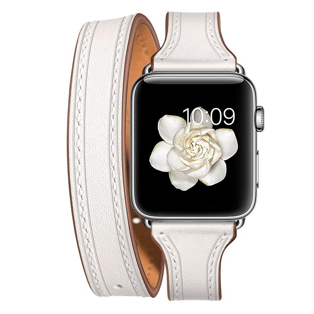 Genuine Leather Apple Watch Band - arleathercraft