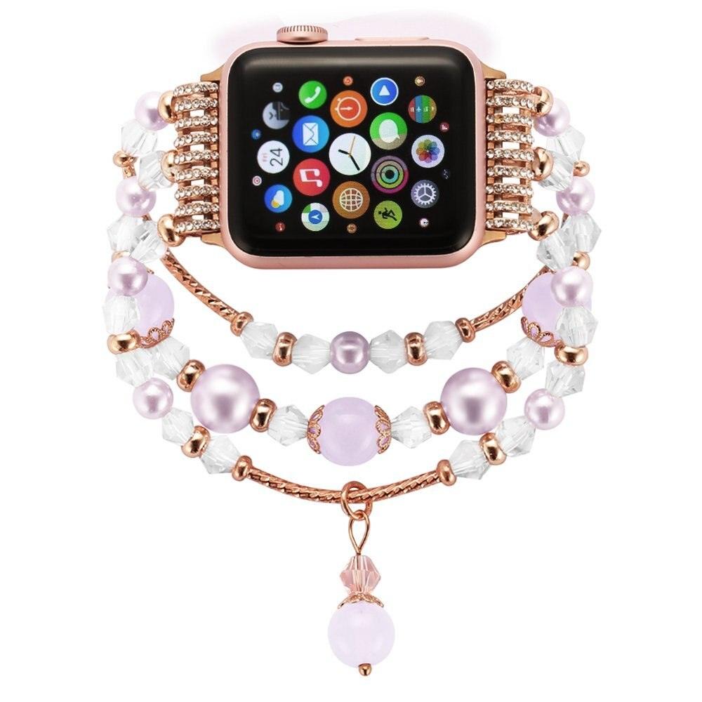 Beaded Apple Watch Band - arleathercraft