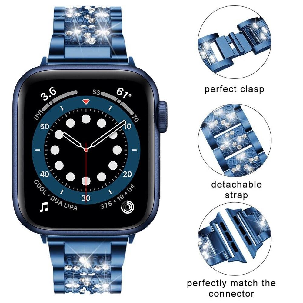 Diamond Apple Watch Band - arleathercraft