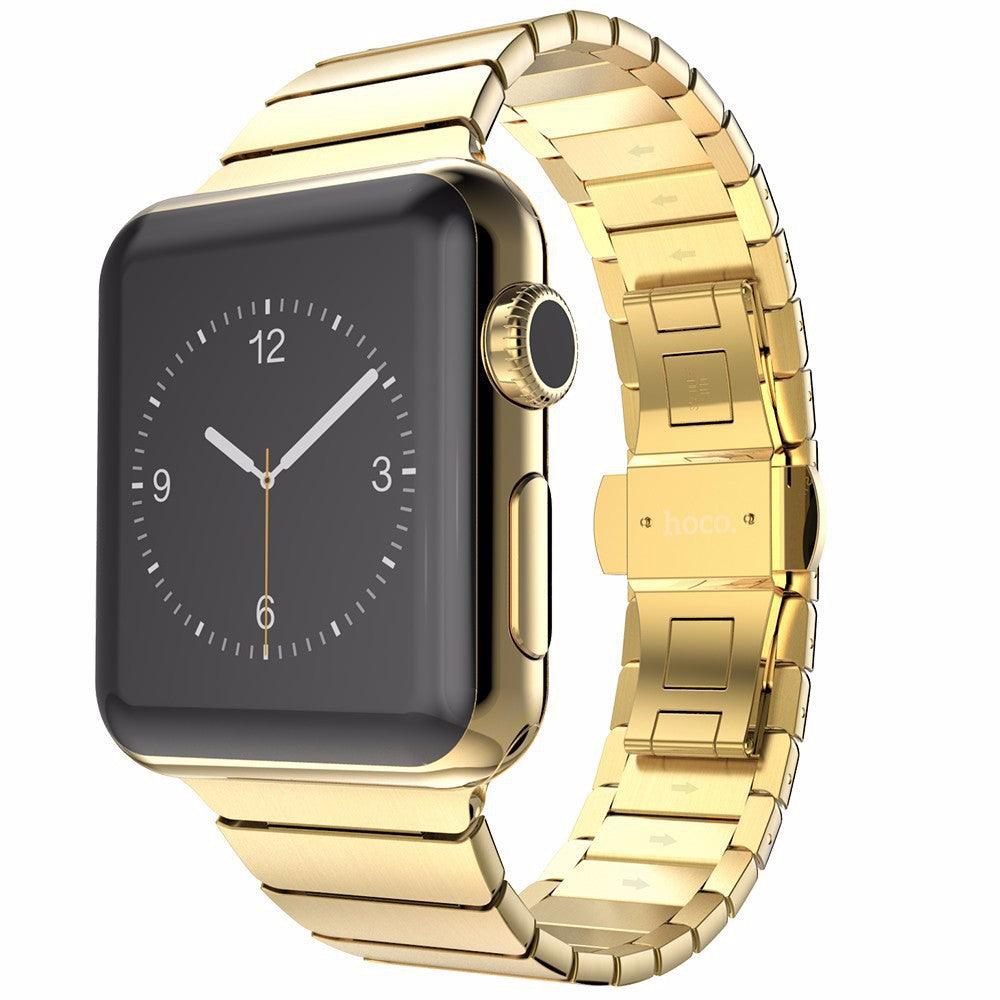 Stainless Steel Strap Apple Watch - arleathercraft