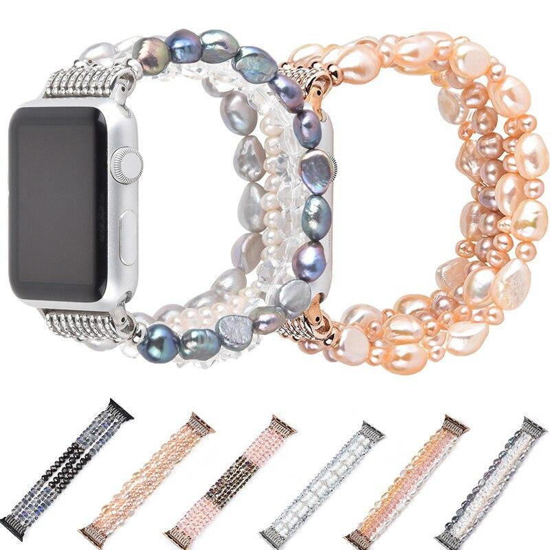 Pearl Apple Watch Band - arleathercraft