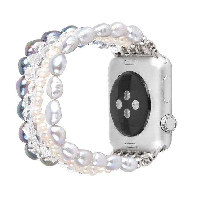 Pearl Apple Watch Band - arleathercraft