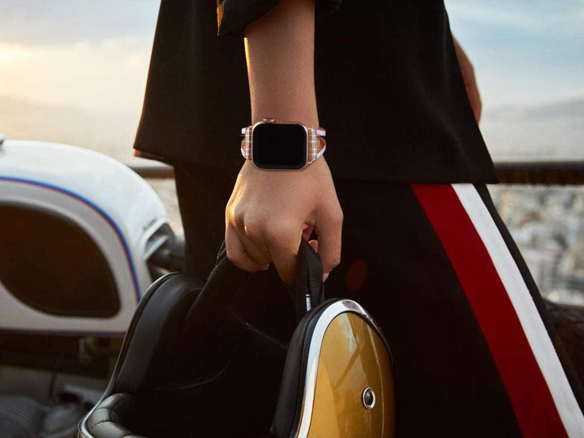 Diamond Apple Watch Band - arleathercraft