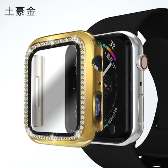 Diamond Apple Watch Case - arleathercraft