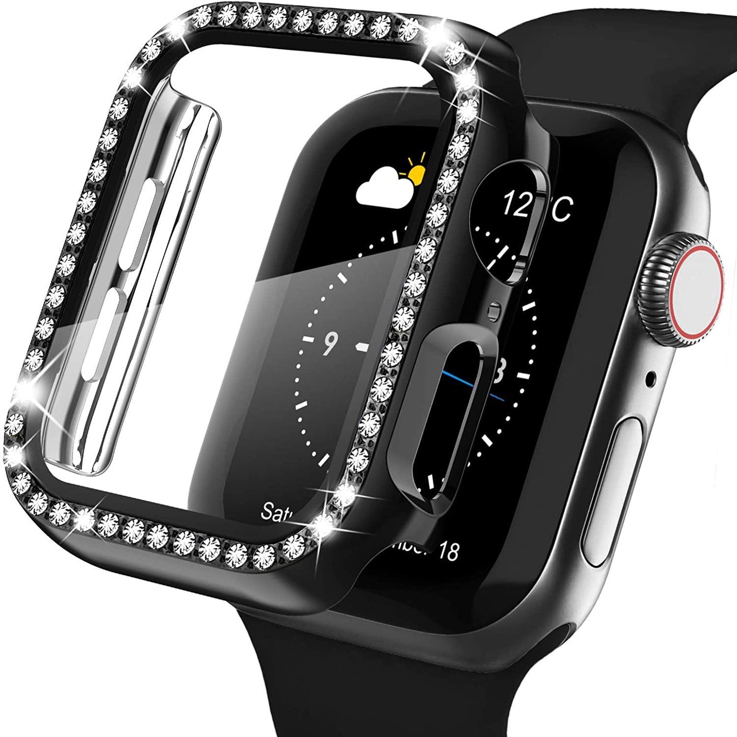 Diamond Apple Watch Case - arleathercraft