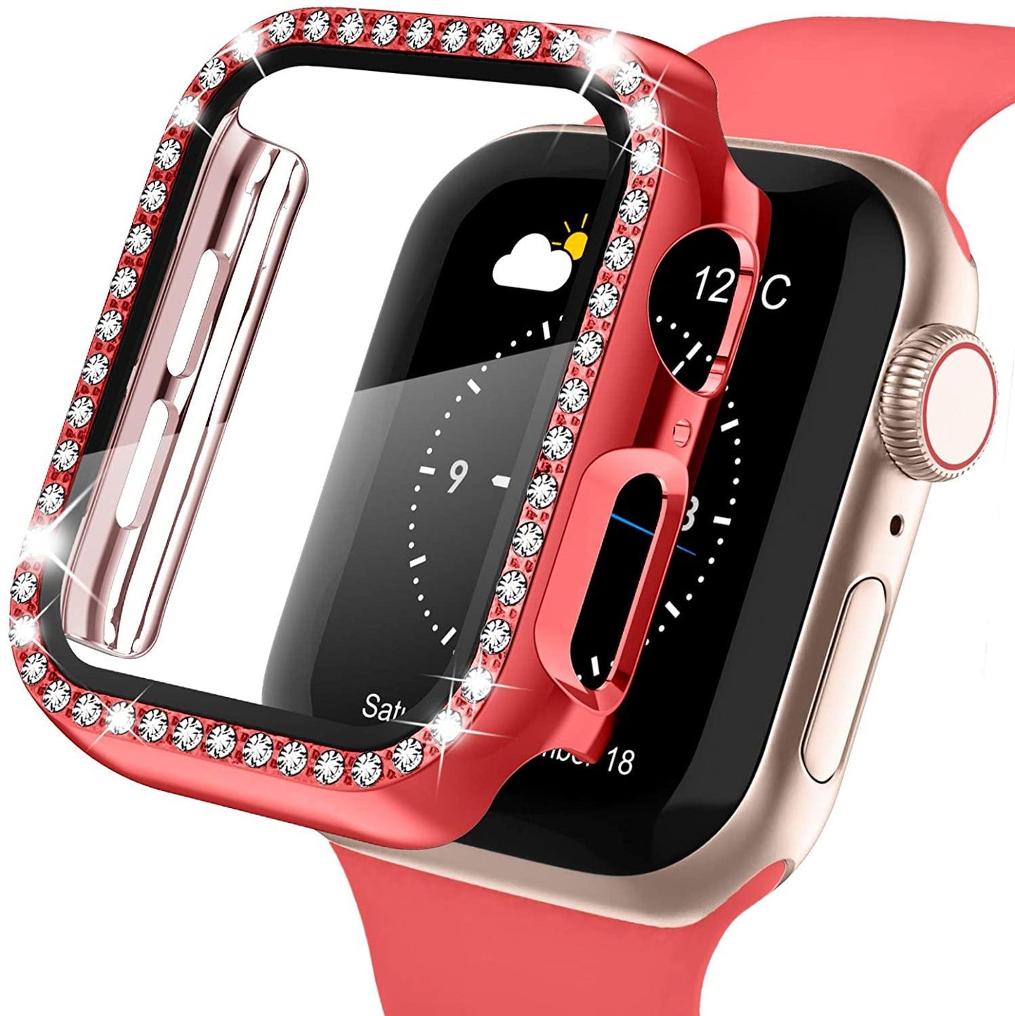 Diamond Apple Watch Case - arleathercraft