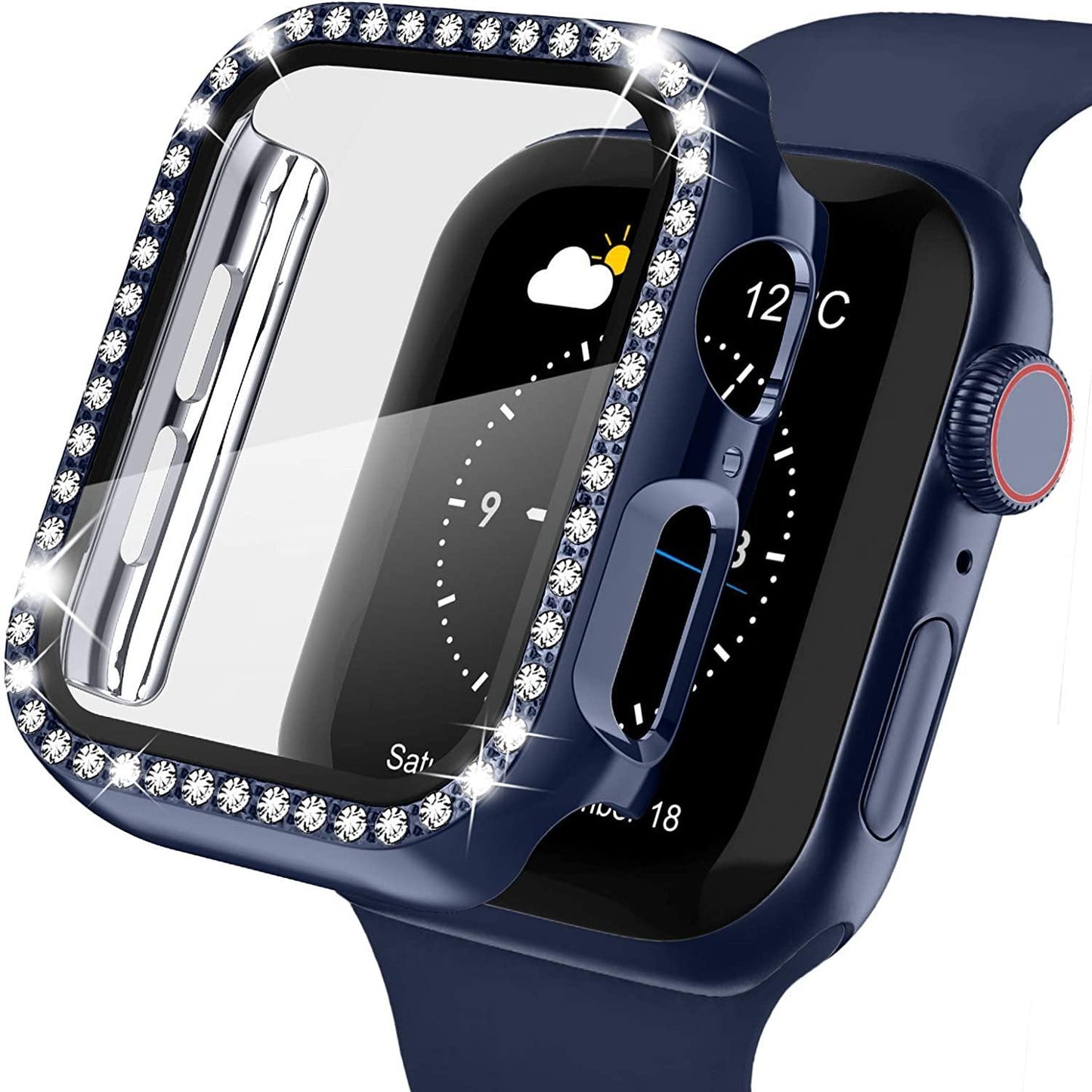 Diamond Apple Watch Case - arleathercraft