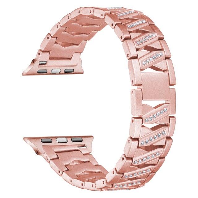 Diamond Apple Watch Band - arleathercraft