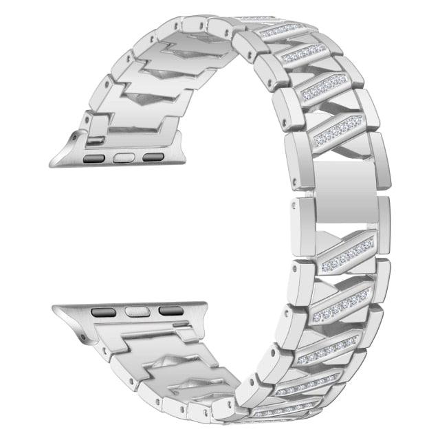 Diamond Apple Watch Band - arleathercraft