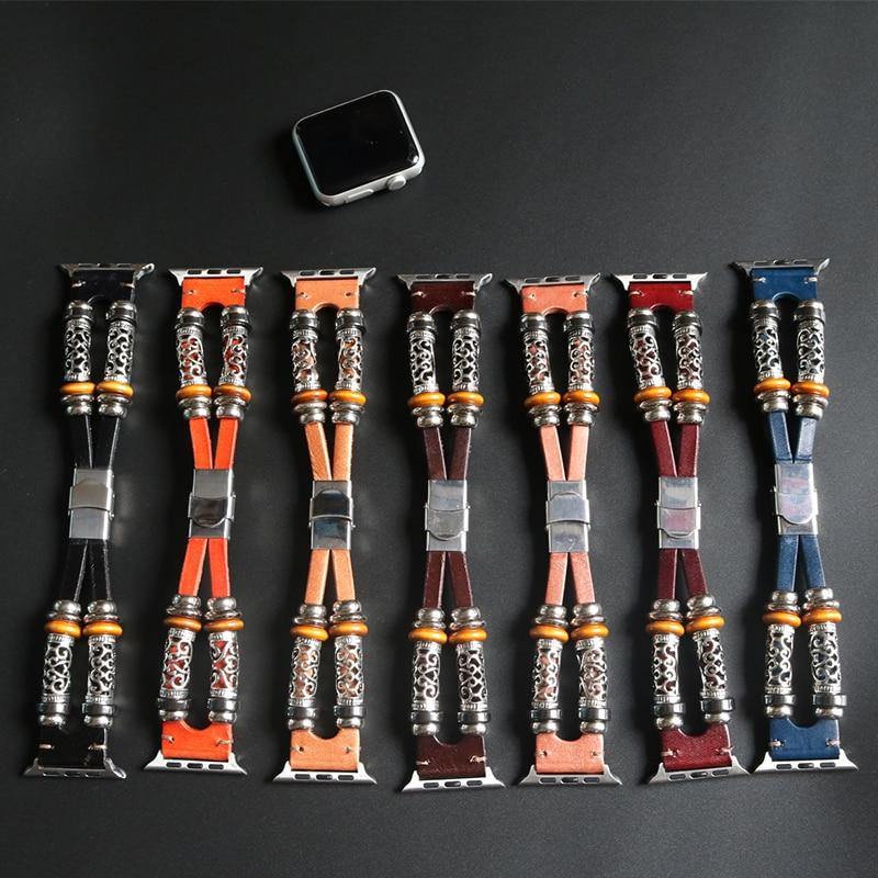 Vintage Apple Watch Band - arleathercraft