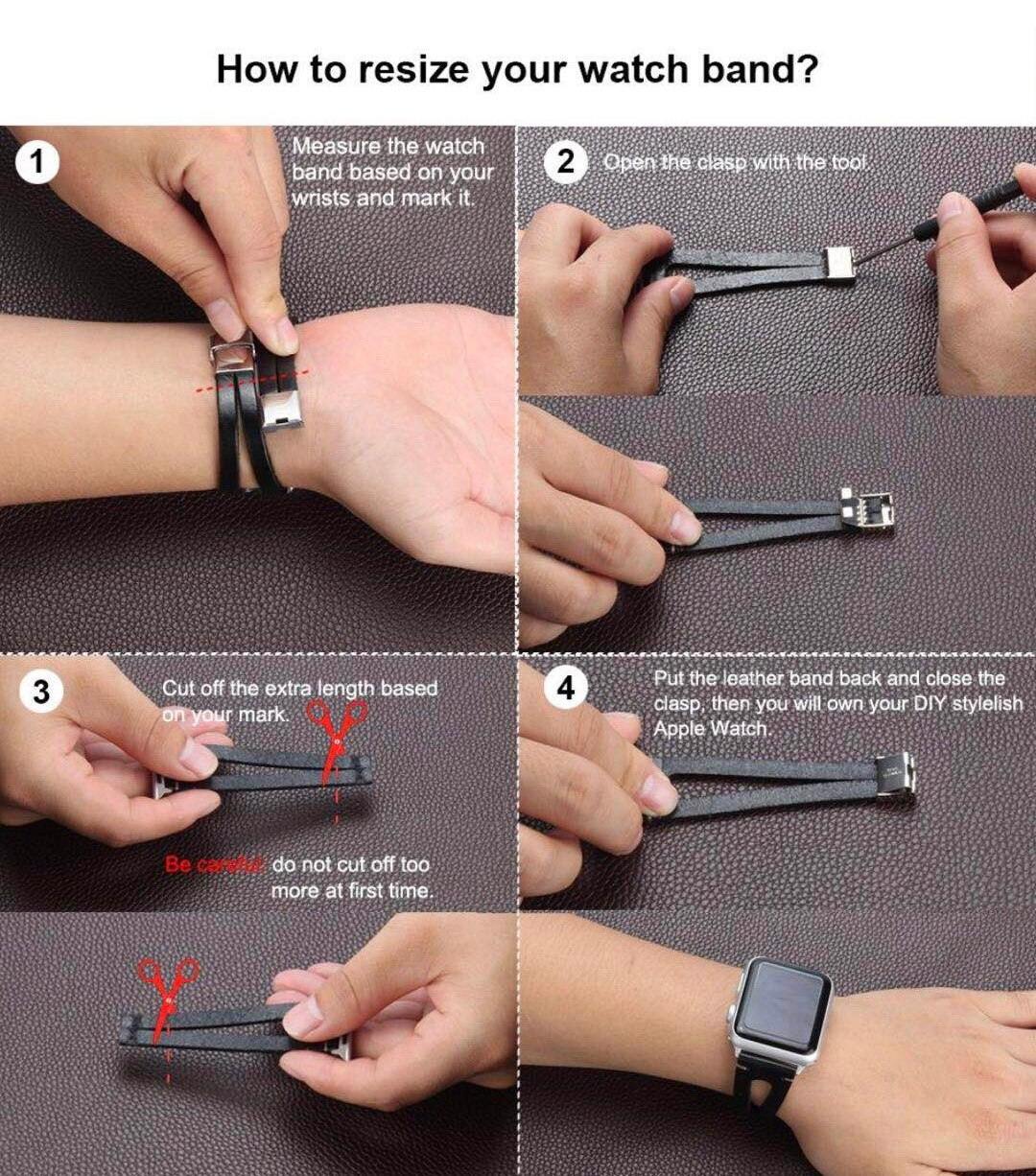 Vintage Apple Watch Band - arleathercraft