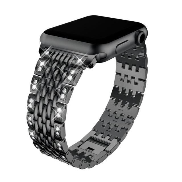 Stainless Steel Strap Apple Watch - arleathercraft