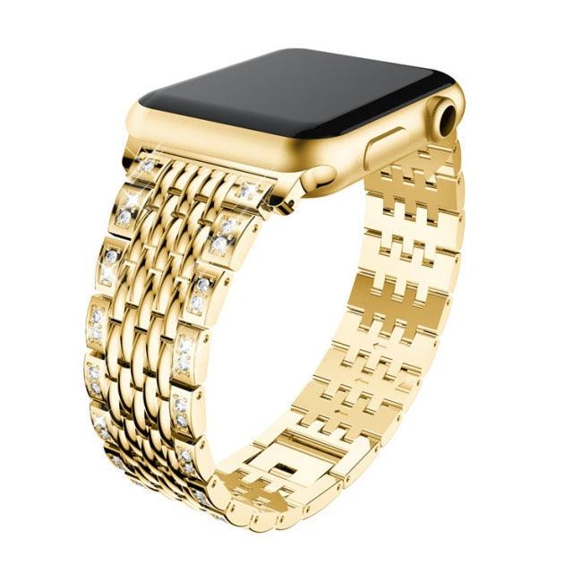 Stainless Steel Strap Apple Watch - arleathercraft