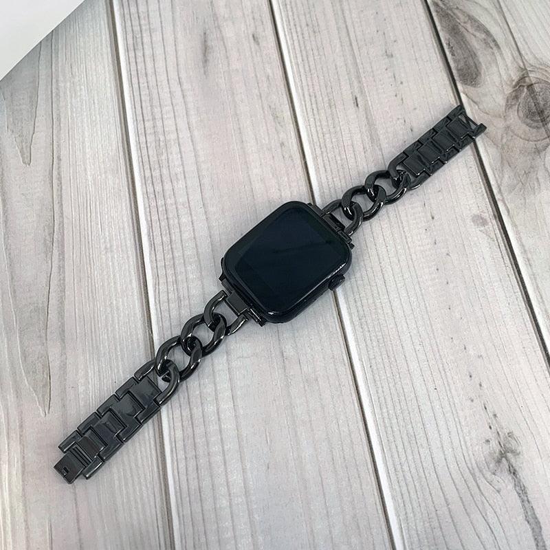 Stainless Steel Apple Watch Strap - arleathercraft