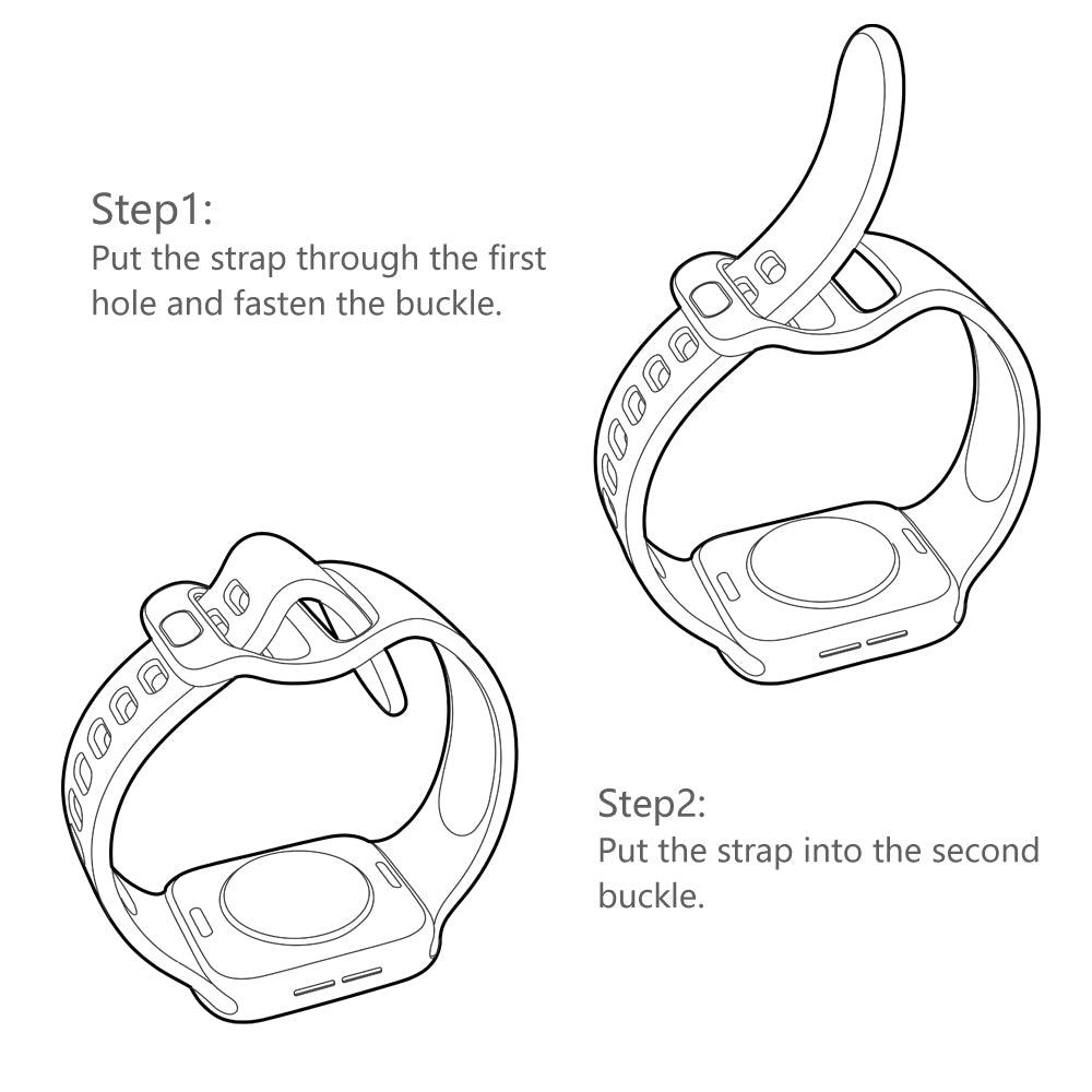 Silicone Apple Watch Band - arleathercraft