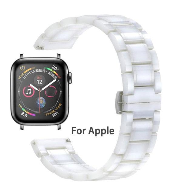 Ceramic Apple Watch Band - arleathercraft